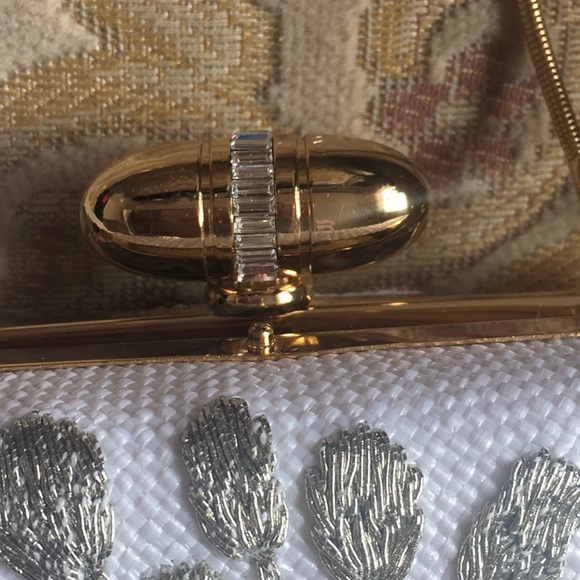 Franchi Evening white bag brand new - Picture 2 of 12